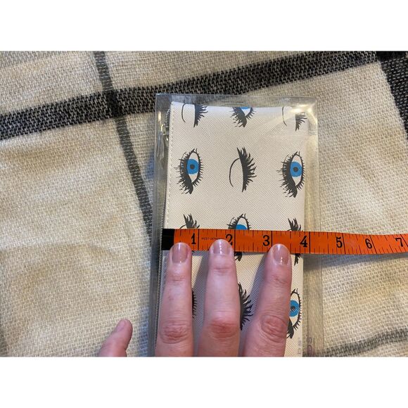 Rodan & Fields Branded Makeup Bag Zip Closure Eyelash Design NEW - Picture 4 of 5